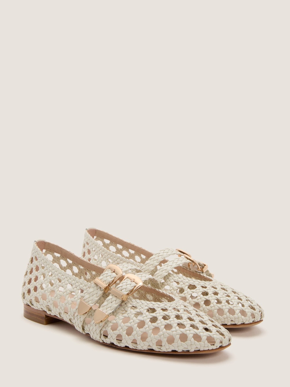 TUCKERNUCK NINA WOVEN BUCKLE MARY JANE FLATS 8